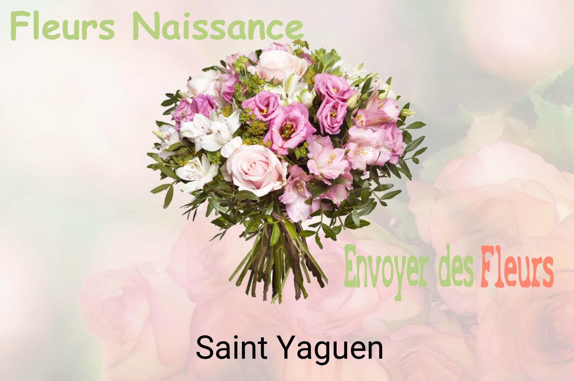 Bouquet de fleurs de naissance livré à Saint-Yaguen